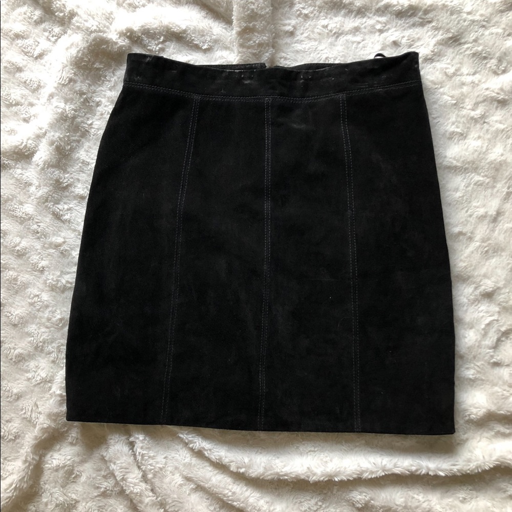 Suede Mini skirt